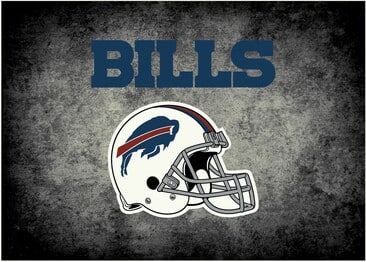 Imperial NFL Buffalo Bills  Distressed Rug
